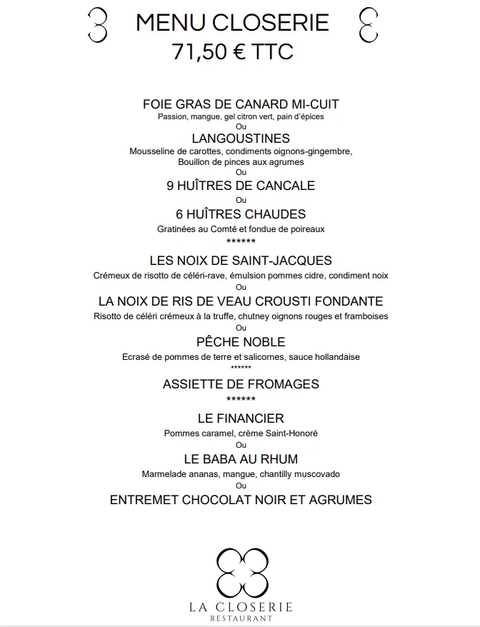 restaurant chic place des lices
