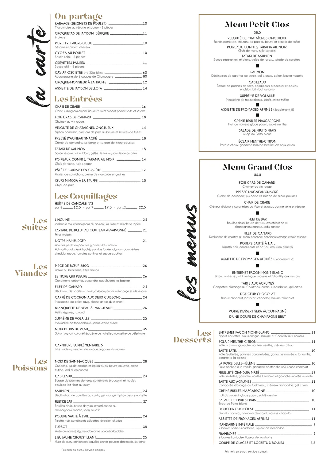 restaurant haut de gamme place des lices